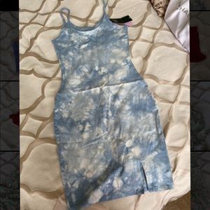 NWT Blue Tye Dye Dress